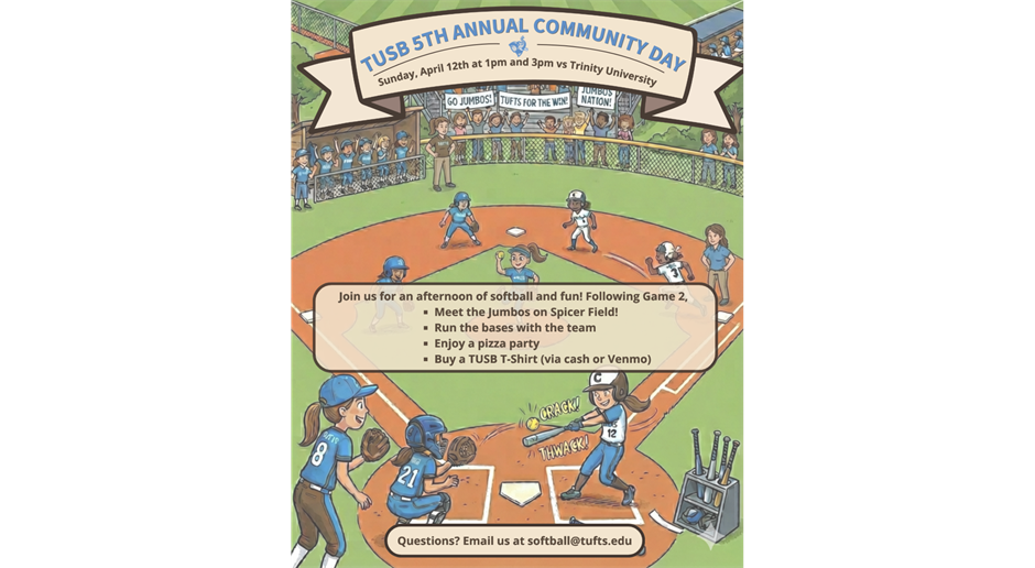 Tufts Fifth Annual Community Day April 12th